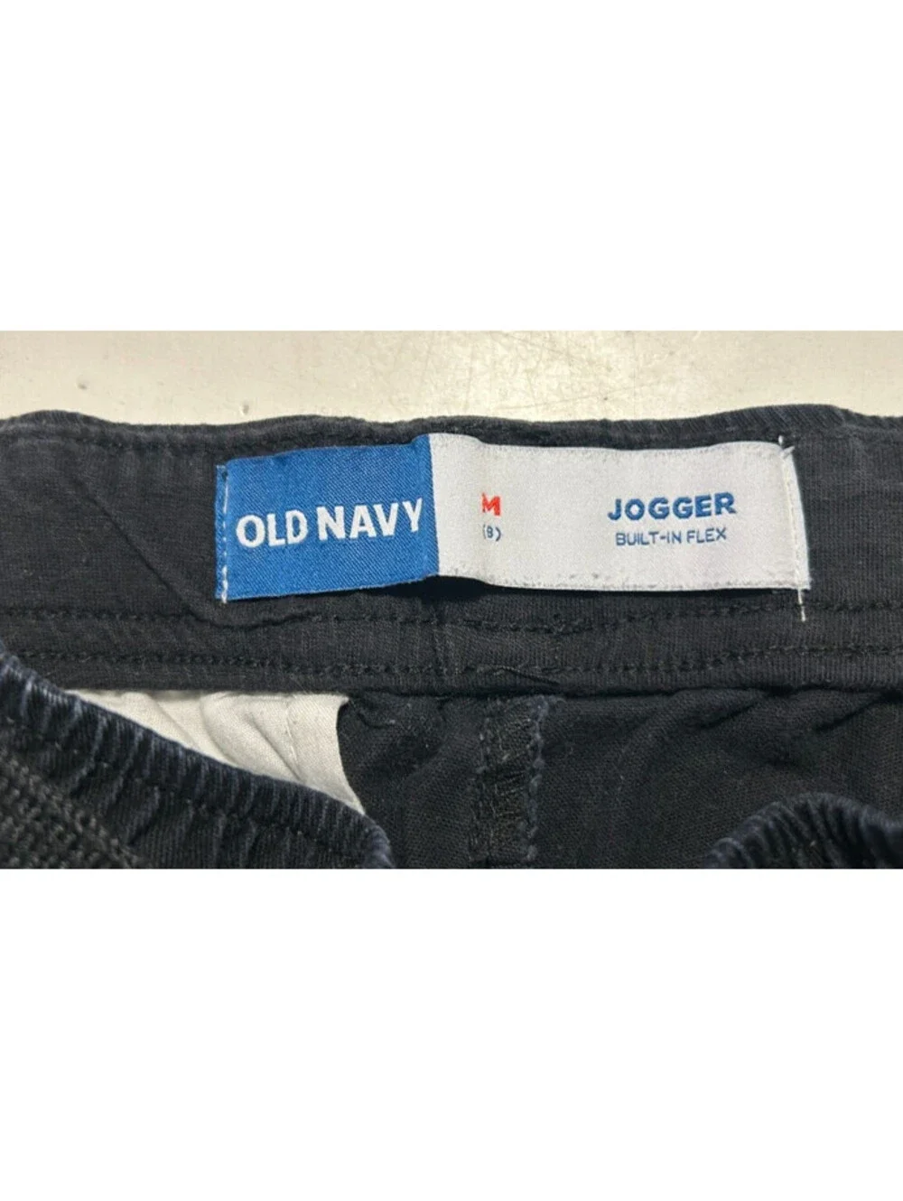 Boys OLD NAVY Black Jogger Pants Size Medium (8) Built-in-Flex